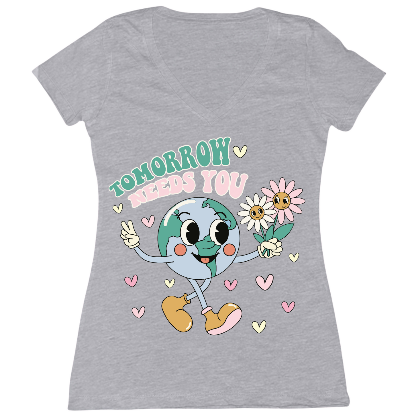 Tomorrow Needs You V2 Womens Vneck