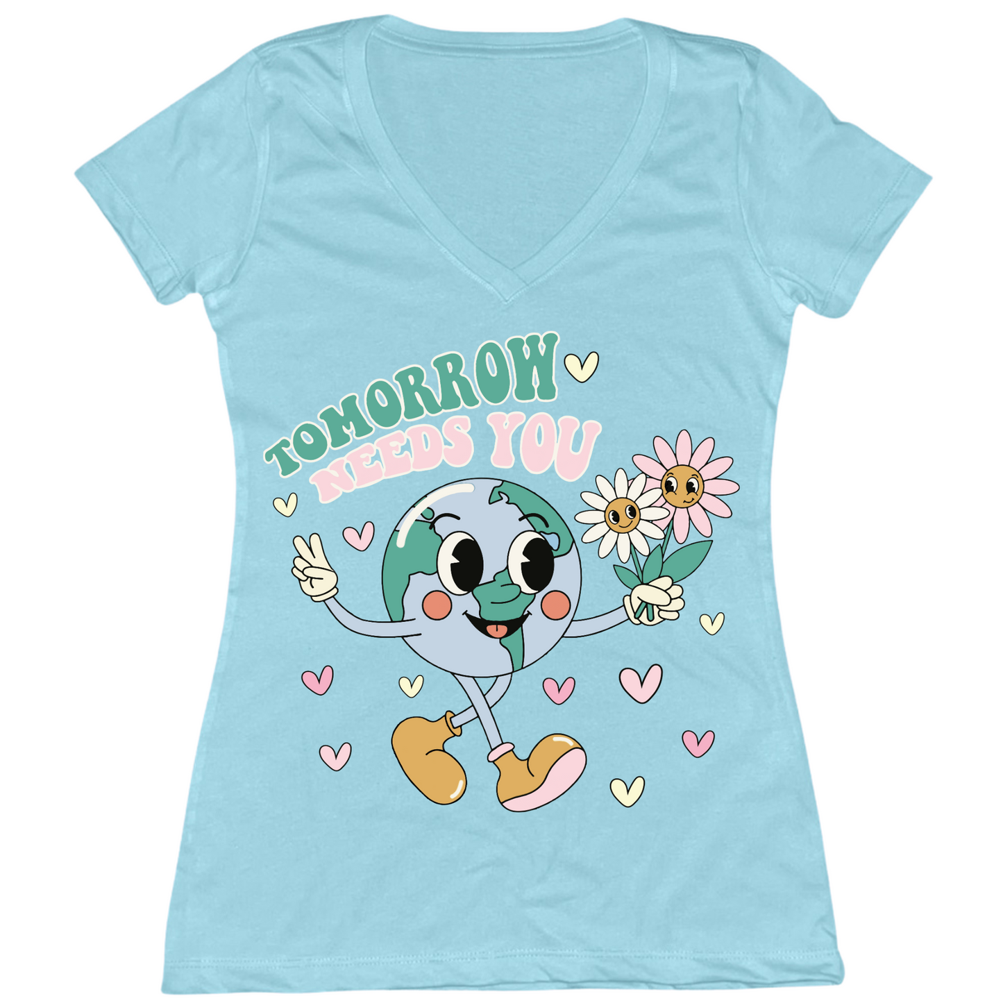 Tomorrow Needs You V2 Womens Vneck