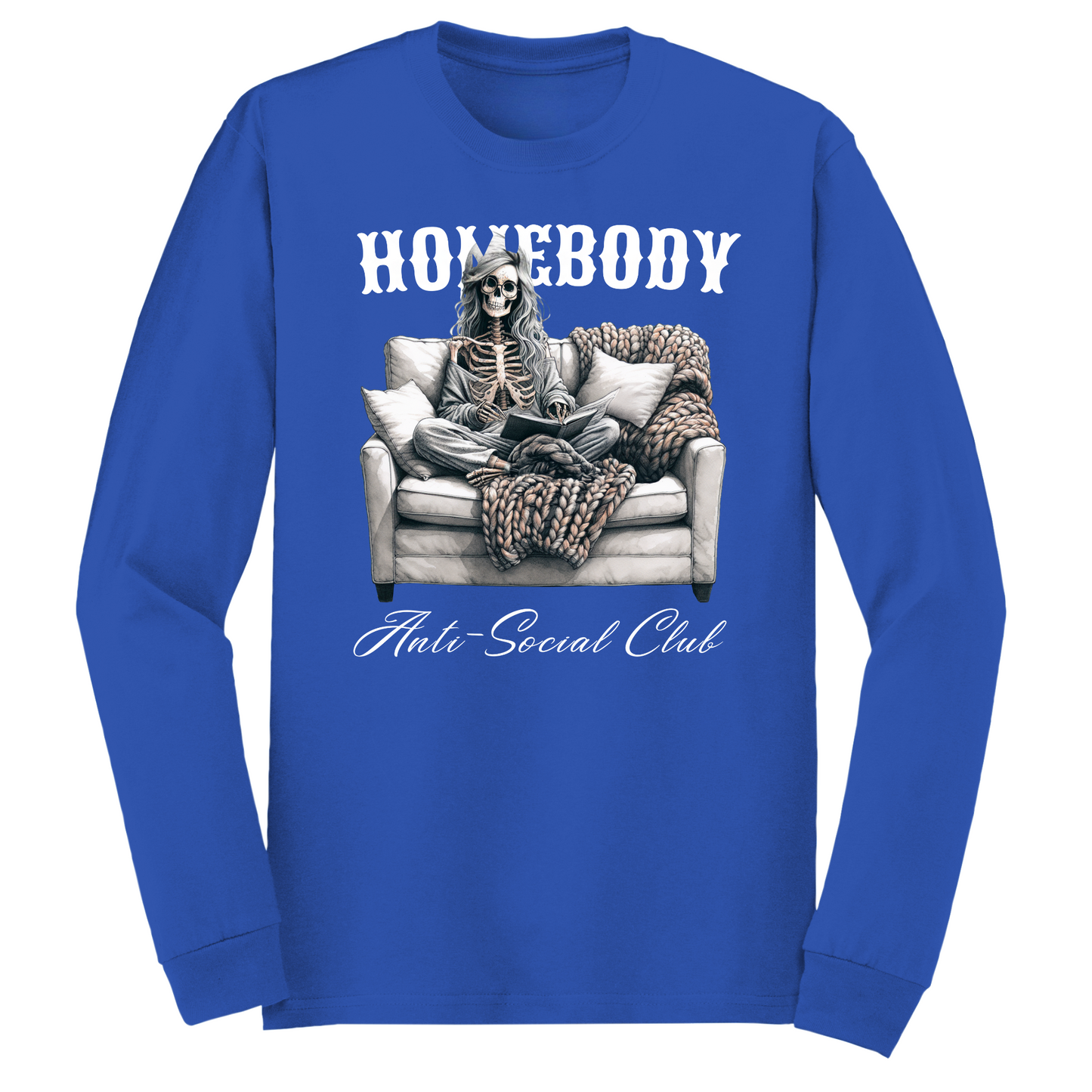 Homebody Anti Social Club Long Sleeve Tshirt