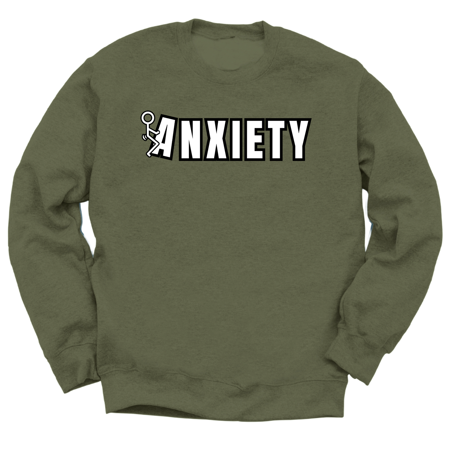 Fuck Anxiety Crewneck Sweater