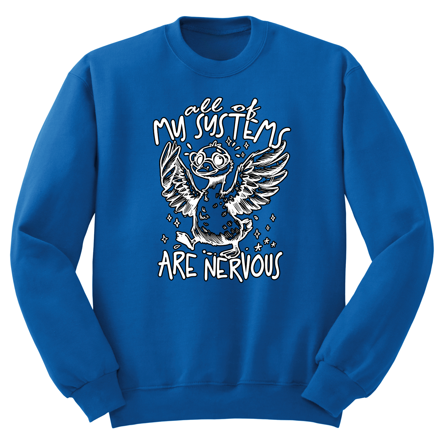 All Systems Nervous Crewneck Sweater