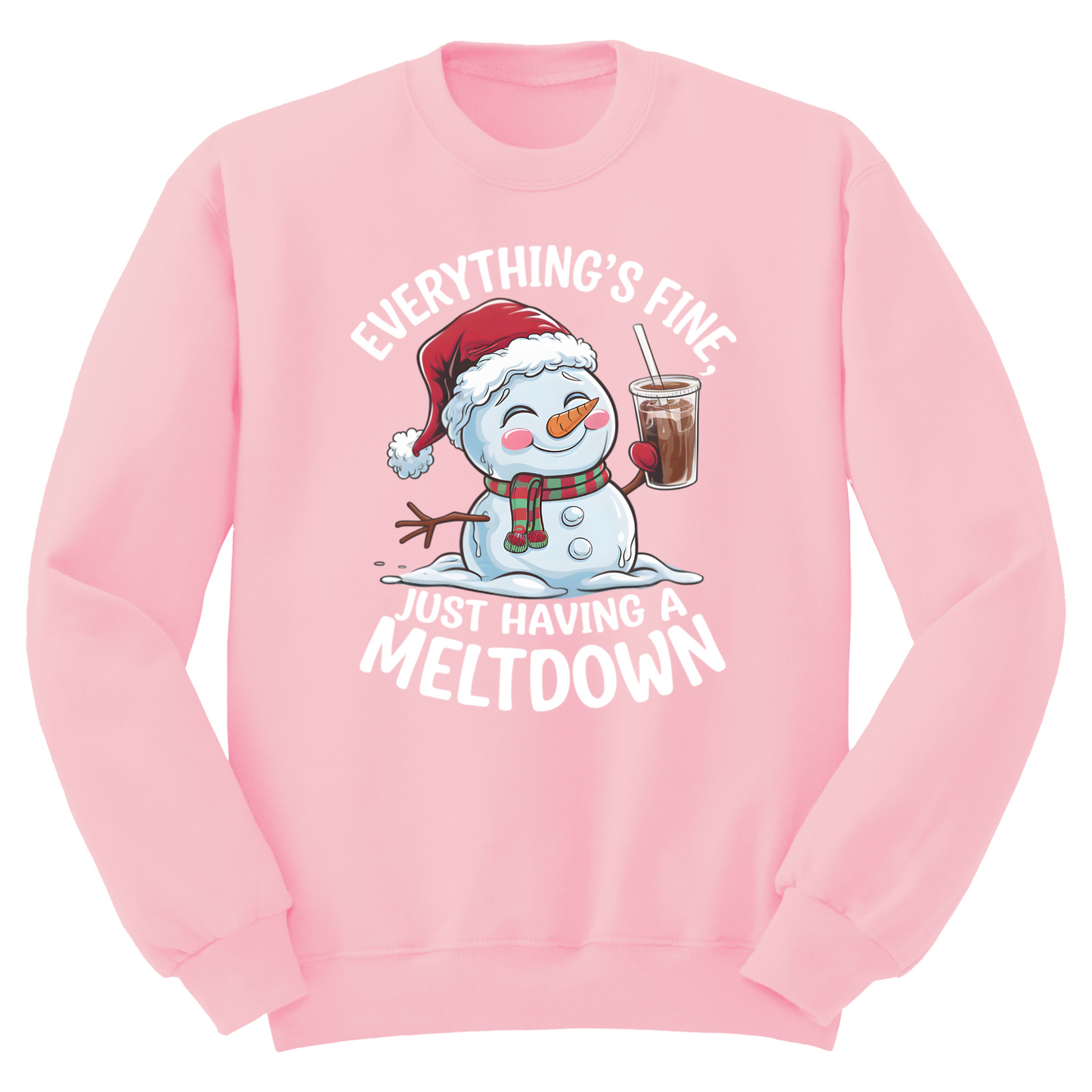 Having A Meltdown Crewneck Sweater