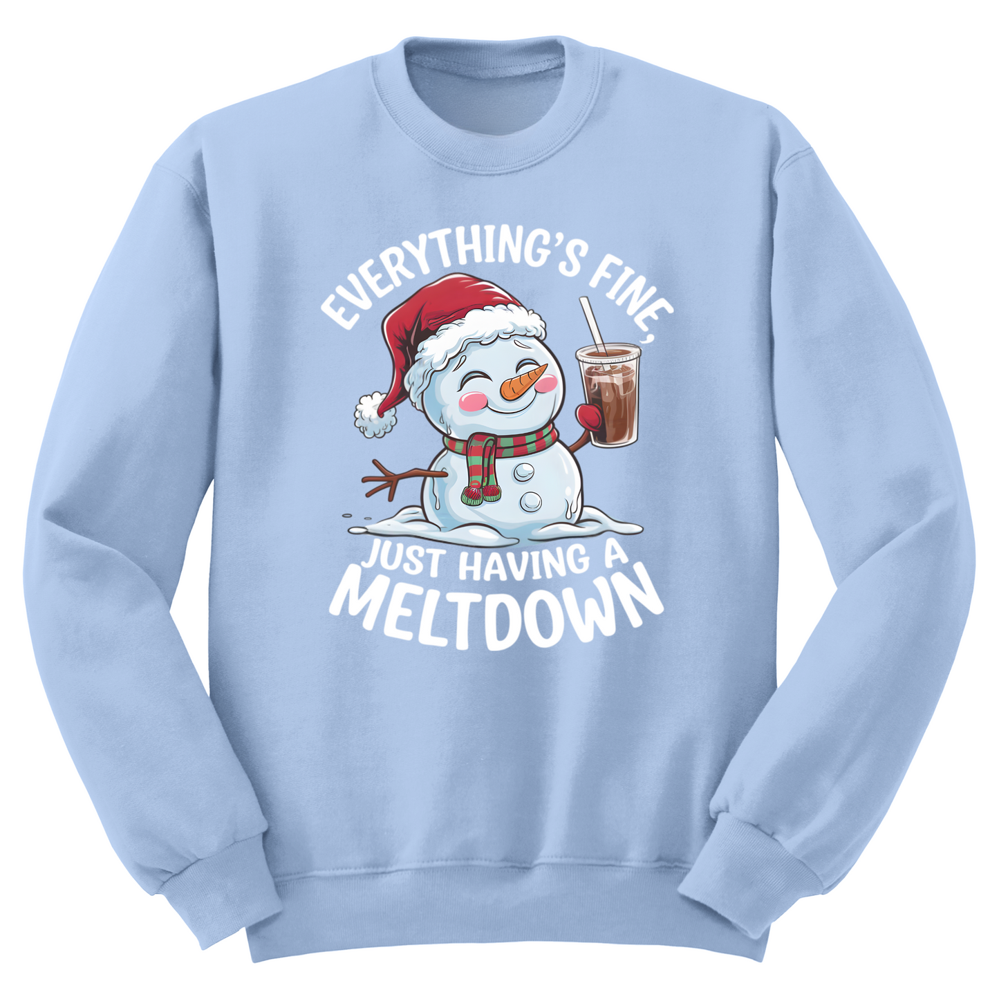 Having A Meltdown Crewneck Sweater