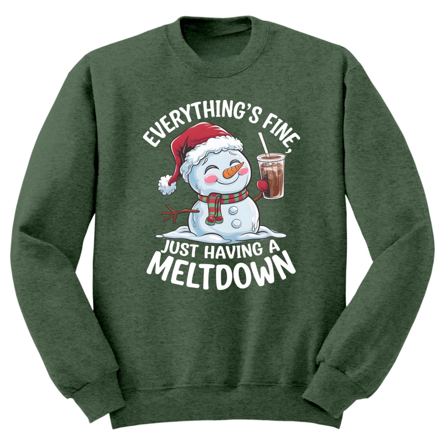 Having A Meltdown Crewneck Sweater