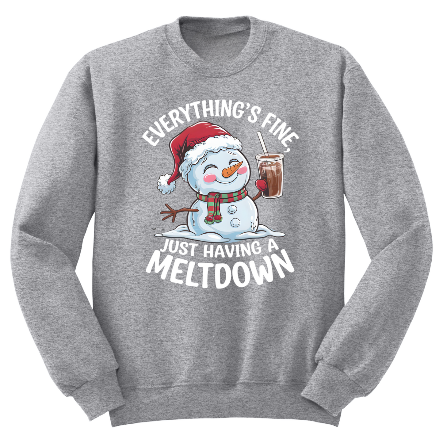 Having A Meltdown Crewneck Sweater