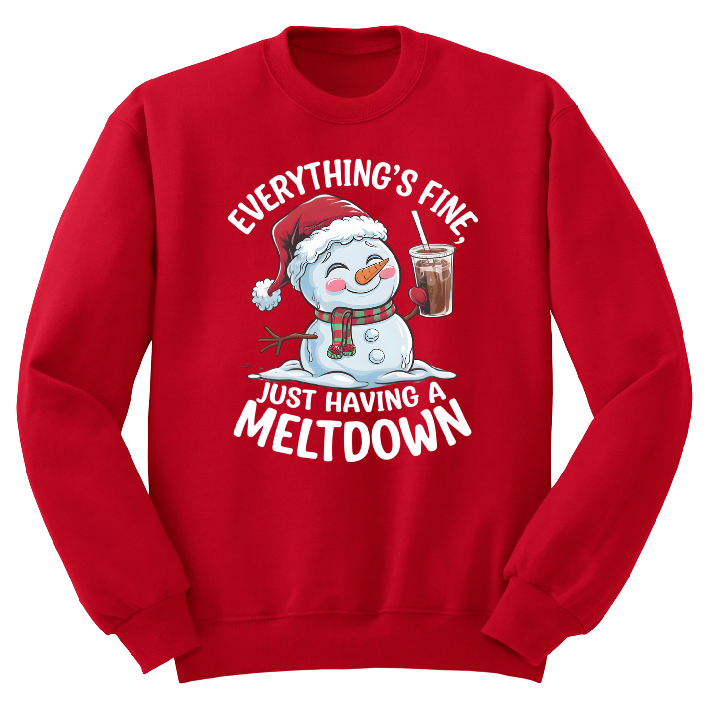 Having A Meltdown Crewneck Sweater