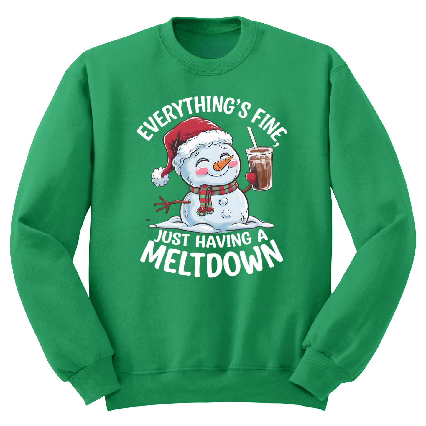 Having A Meltdown Crewneck Sweater