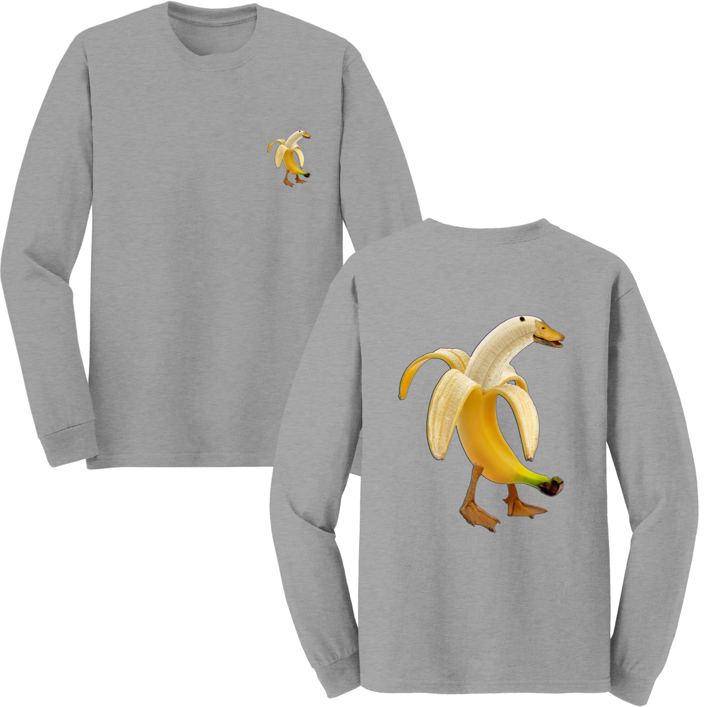 Banana Duck Long Sleeve Tshirt