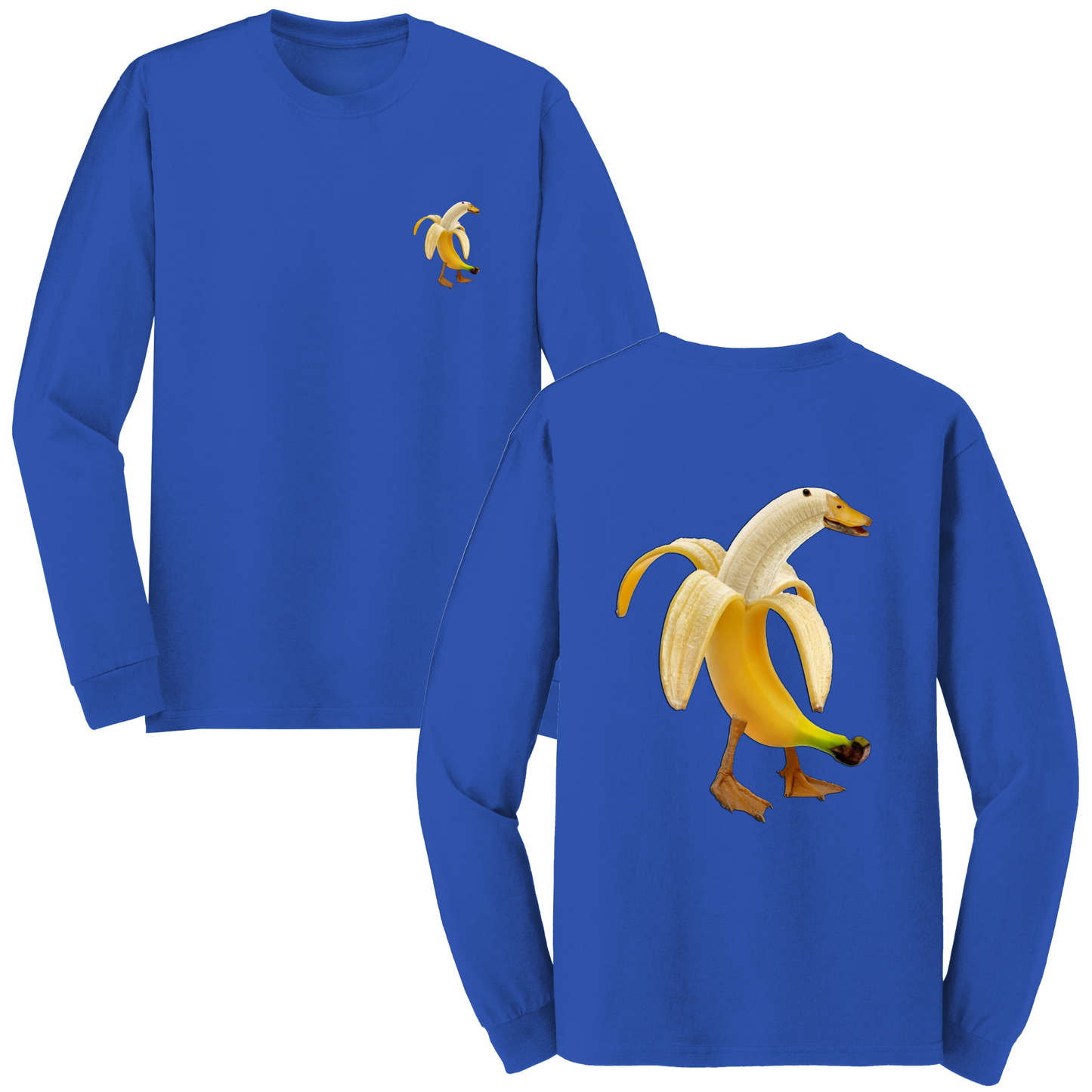 Banana Duck Long Sleeve Tshirt