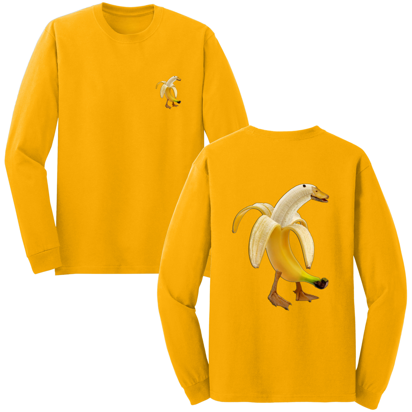 Banana Duck Long Sleeve Tshirt
