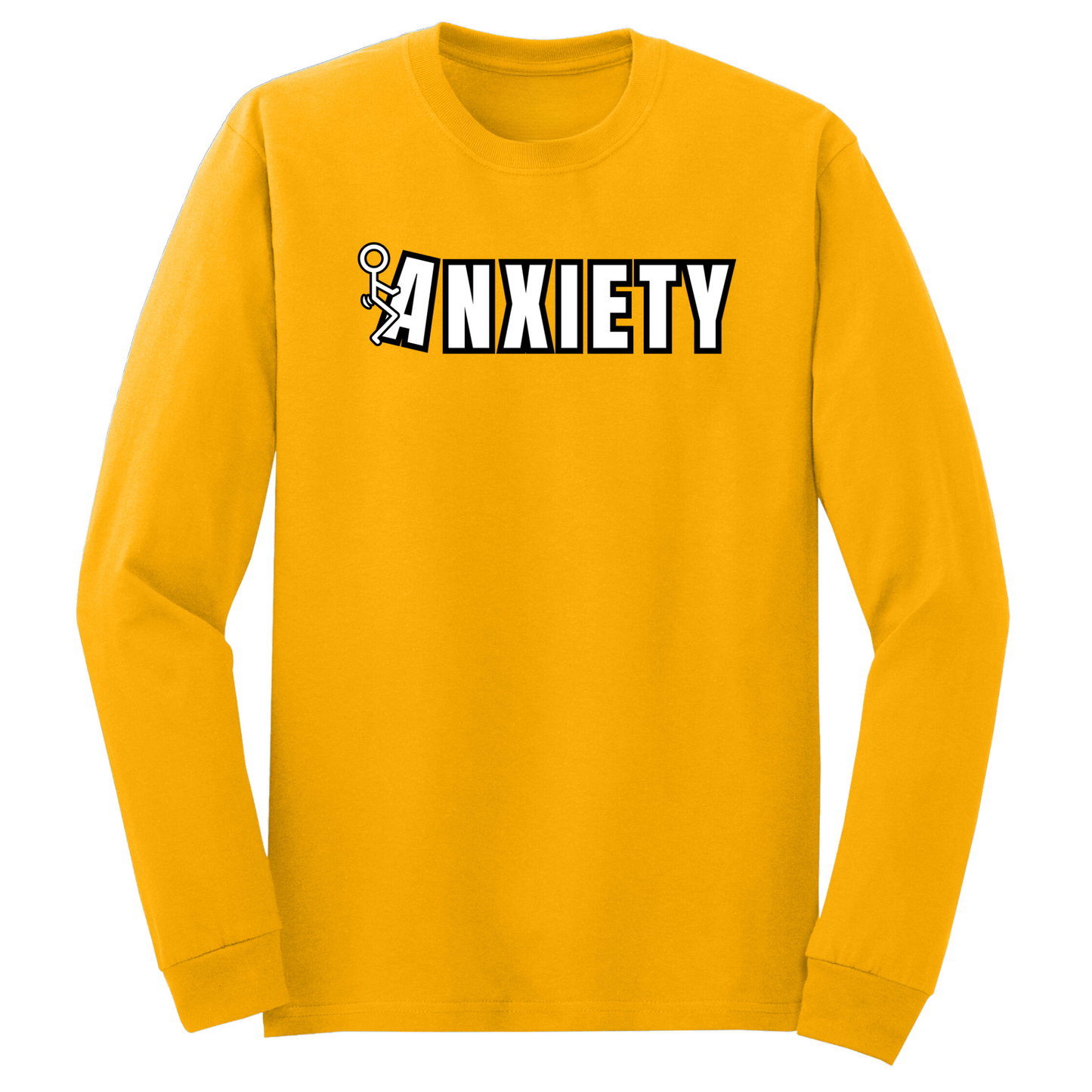Fuck Anxiety Long Sleeve Tshirt
