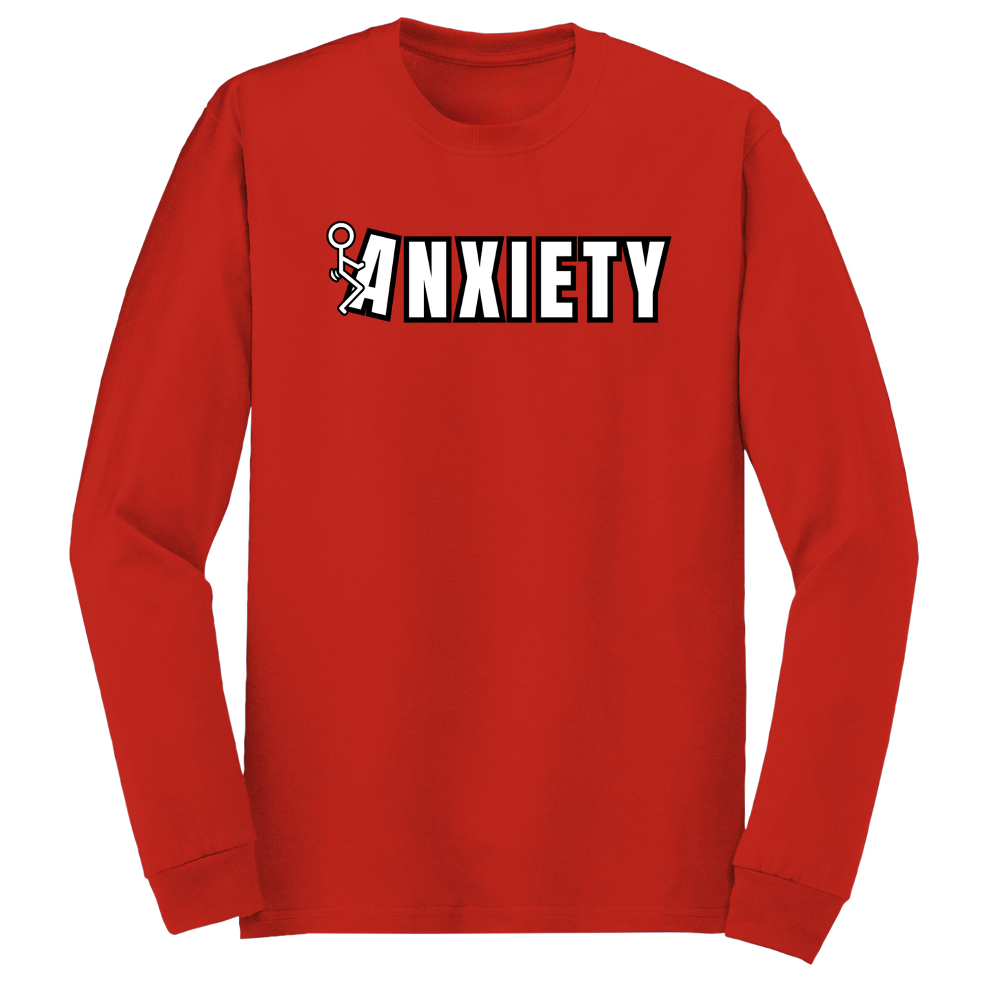 Fuck Anxiety Long Sleeve Tshirt