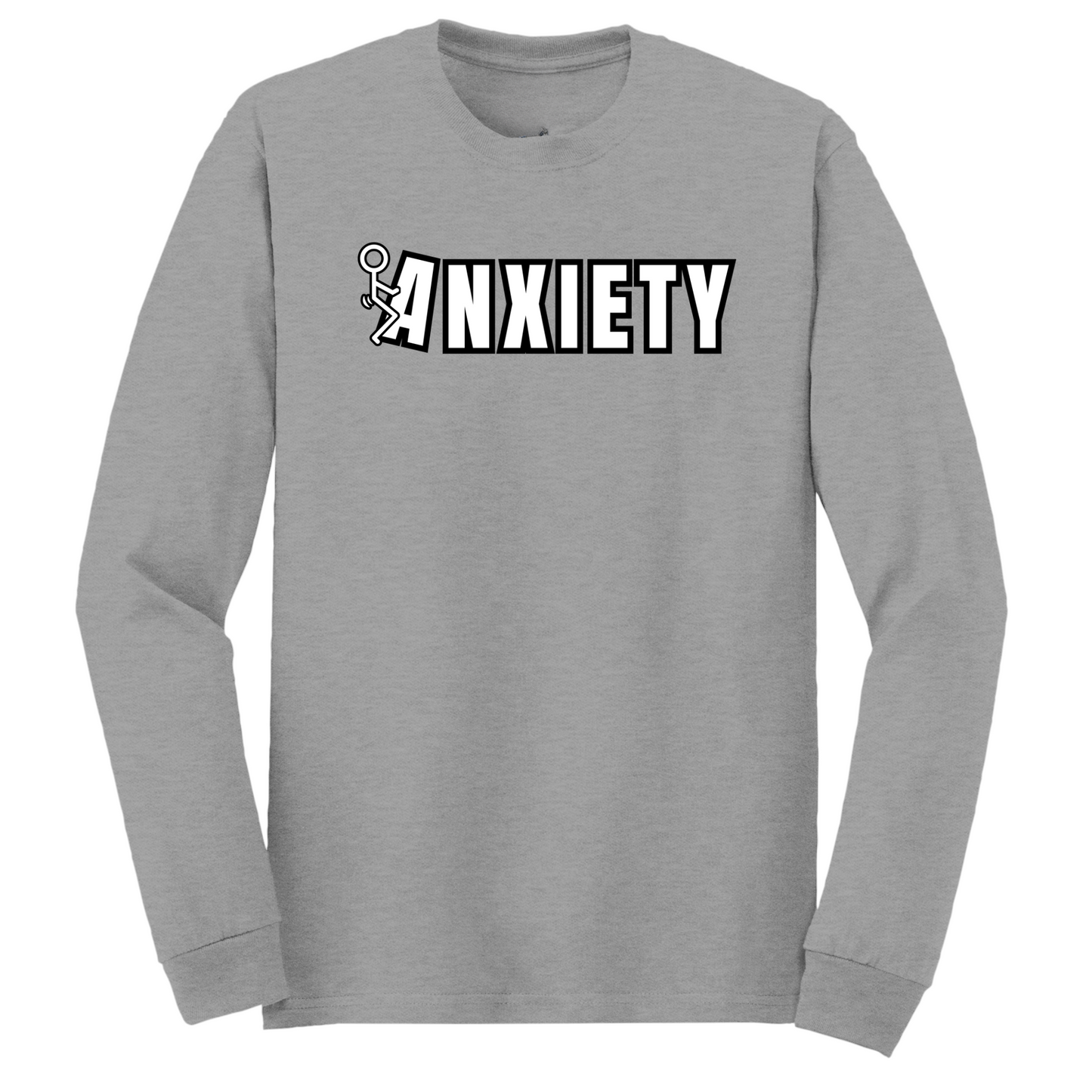 Fuck Anxiety Long Sleeve Tshirt