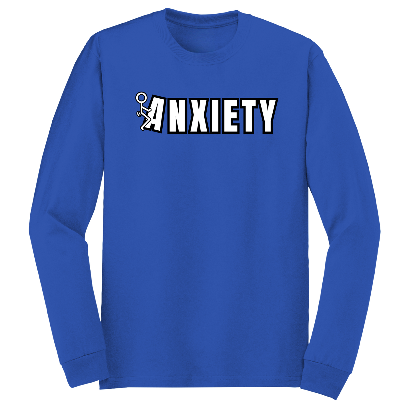 Fuck Anxiety Long Sleeve Tshirt