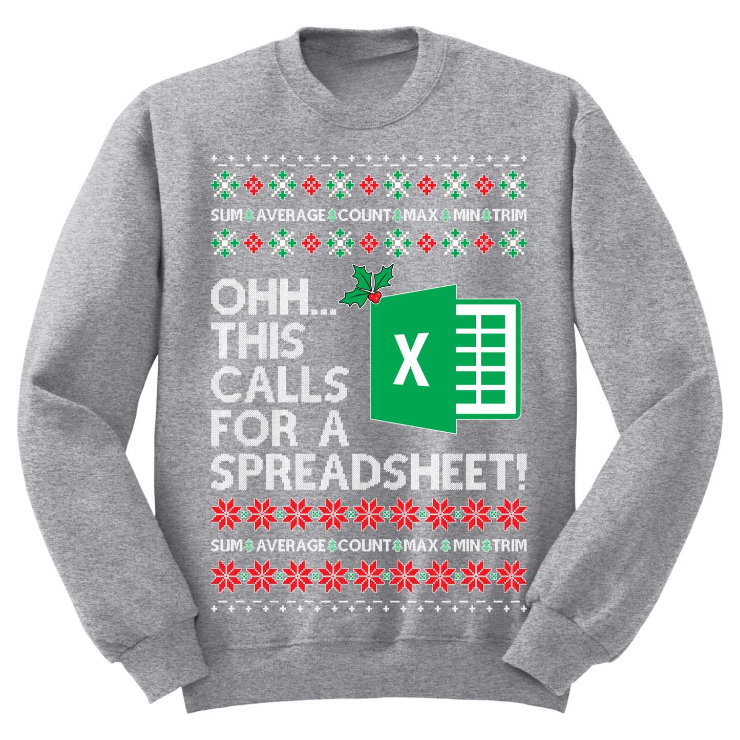 Ugly Christmas Sweater This Calls For A Spreadsheet