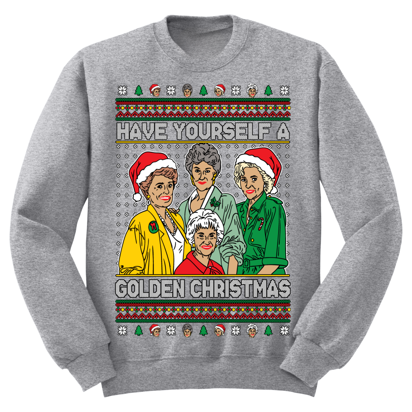 Ugly Christmas Sweater Golden Christmas