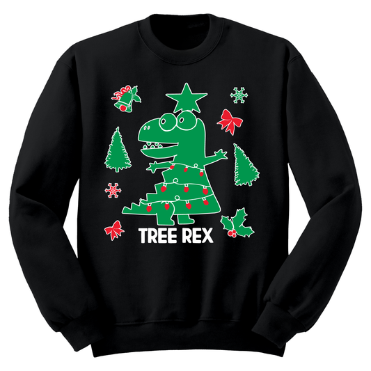 Ugly Christmas Sweater Tree Rex