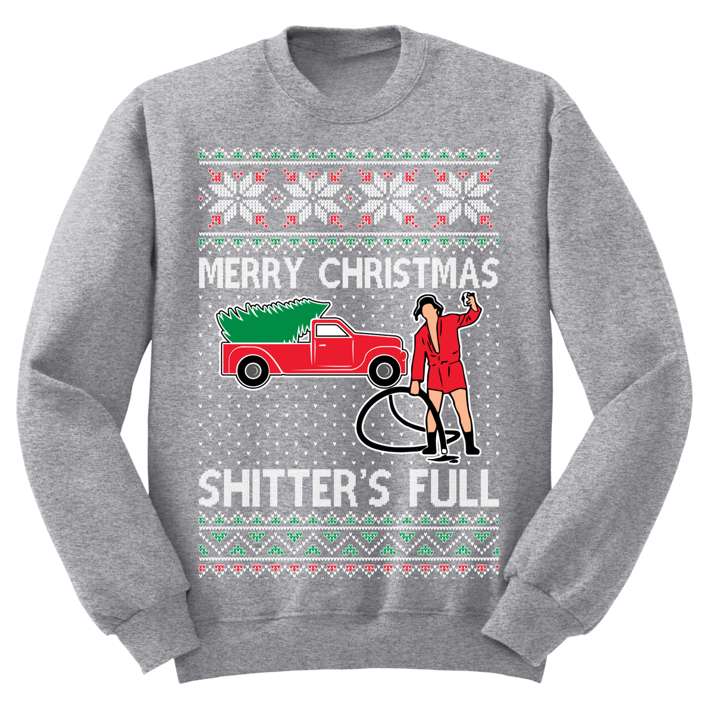 Ugly Christmas Sweater Christmas Vacation Shitters Full