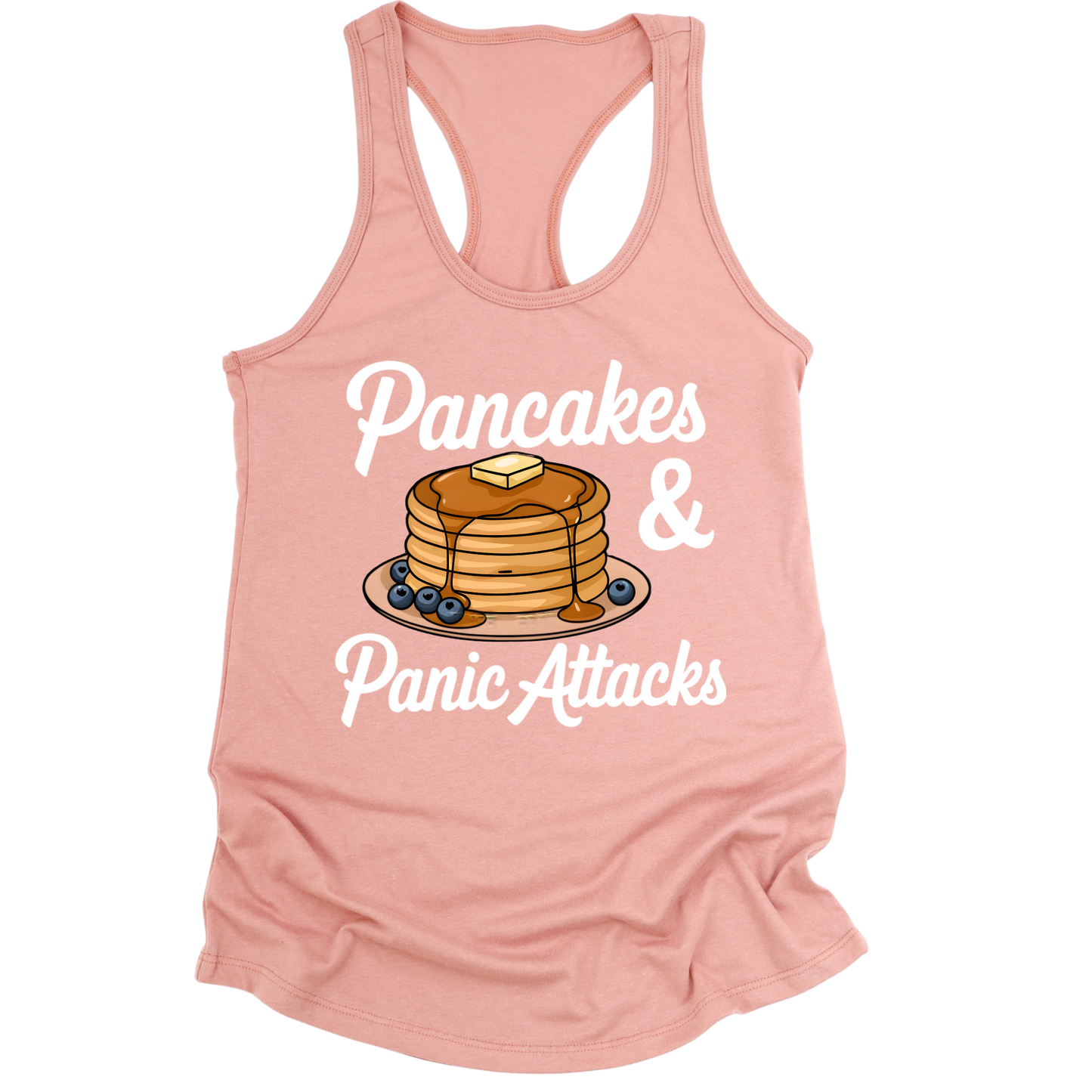 Pancakes And Panic Attacks Womens Tank Top