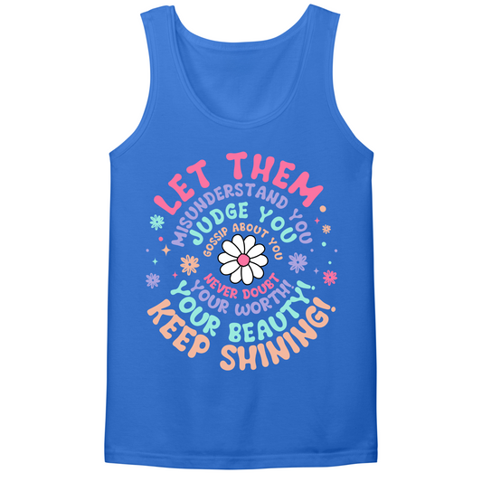Let Them Mens Tank Top