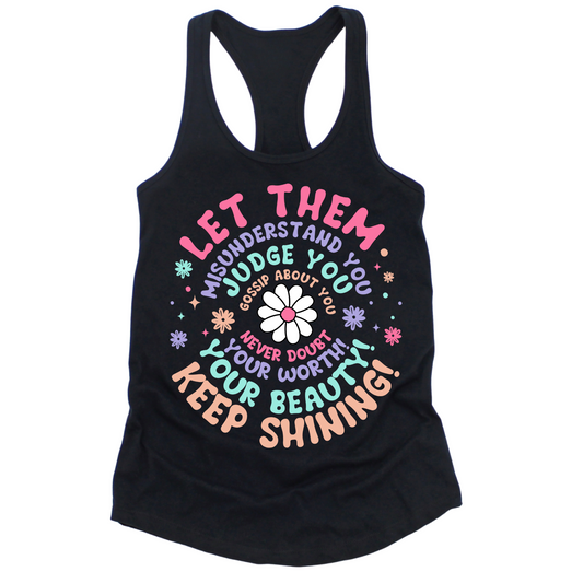 Let Them Womens Tank Top