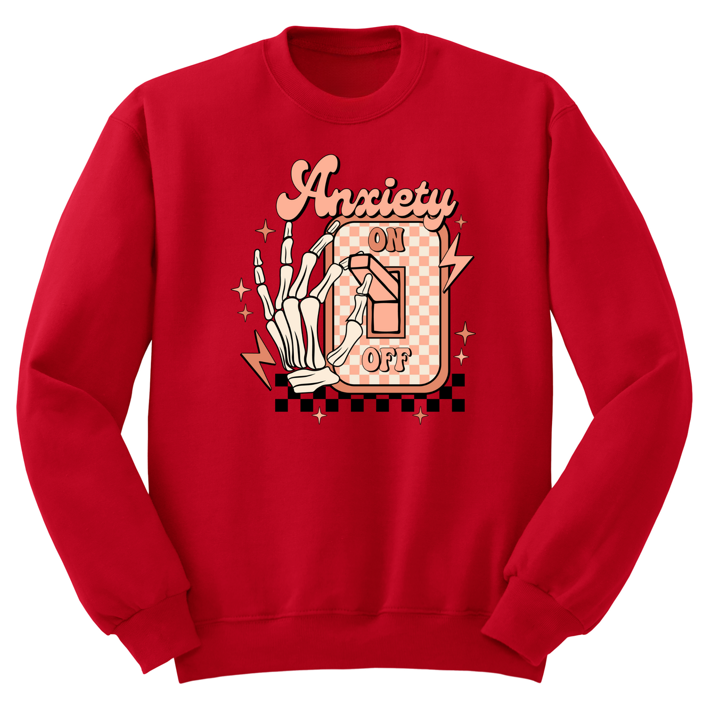 Anxiety Switch Crewneck Sweater
