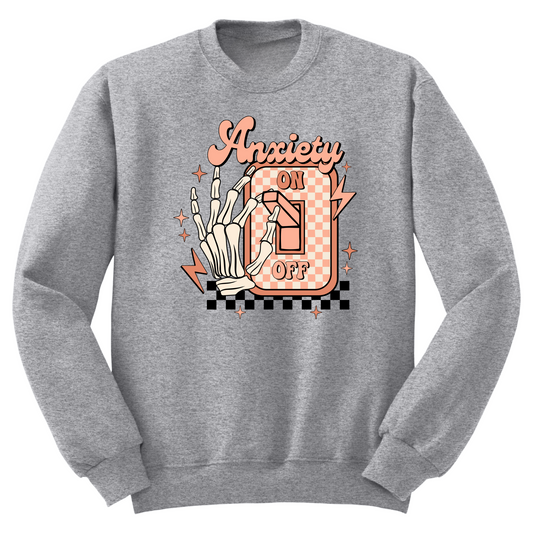 Anxiety Switch Crewneck Sweater