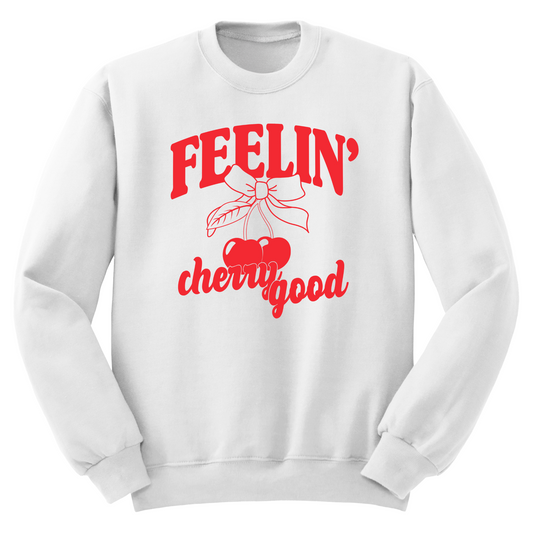 Feelin' Cherry Good Crewneck Sweater