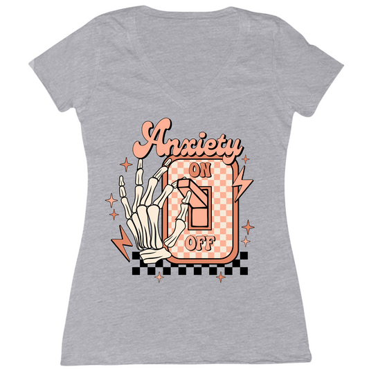 Anxiety Switch Womens Vneck