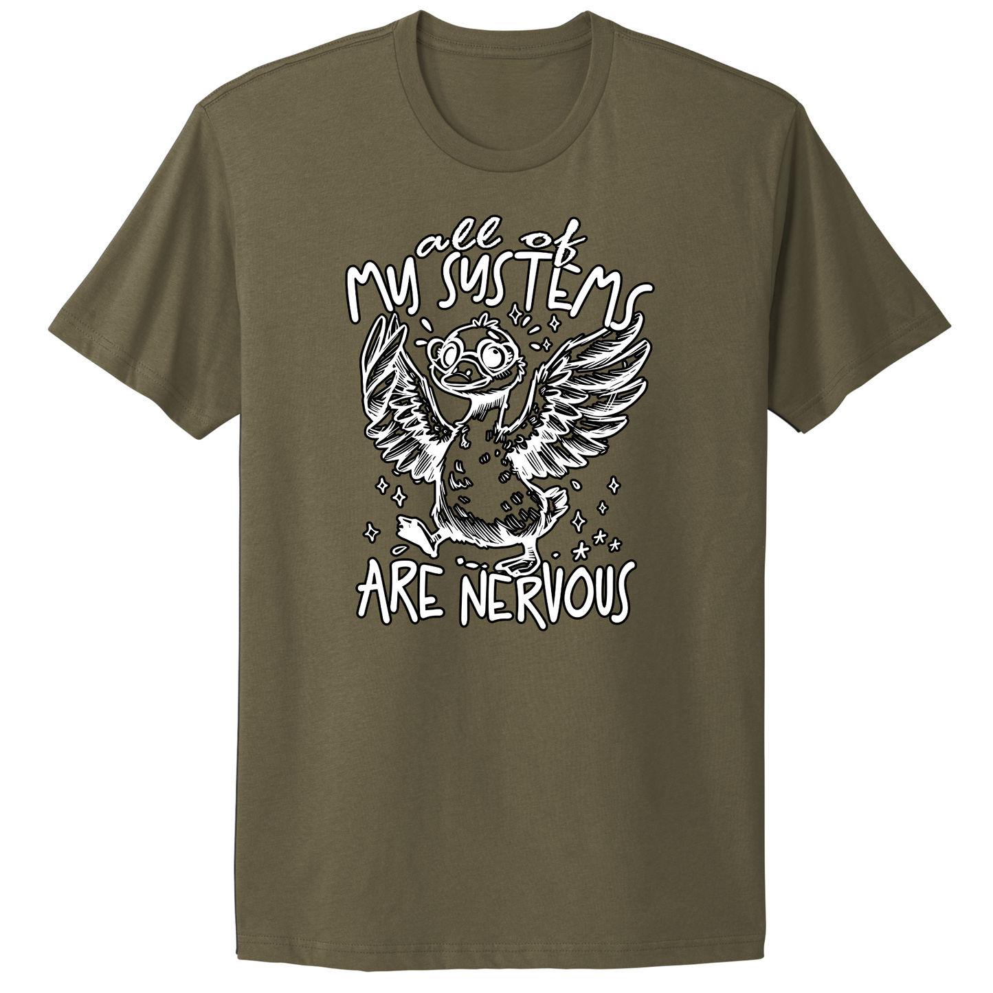 All Systems Nervous T-shirt