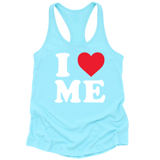 I Heart Me Womens Tank Top