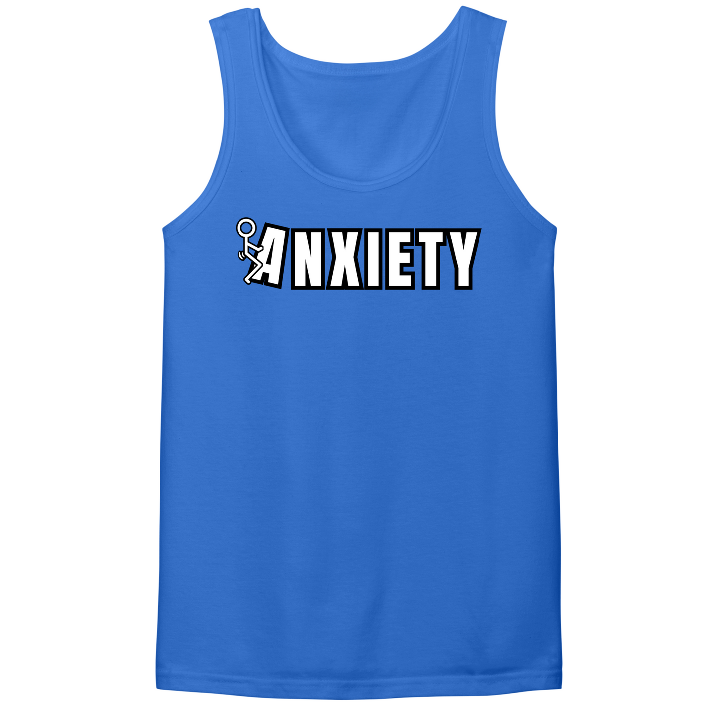 Fuck Anxiety Mens Tank Top