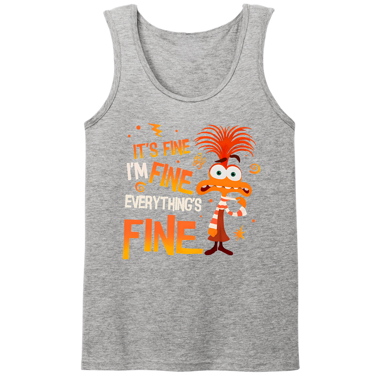 Everything's Fine Mens Tank Top