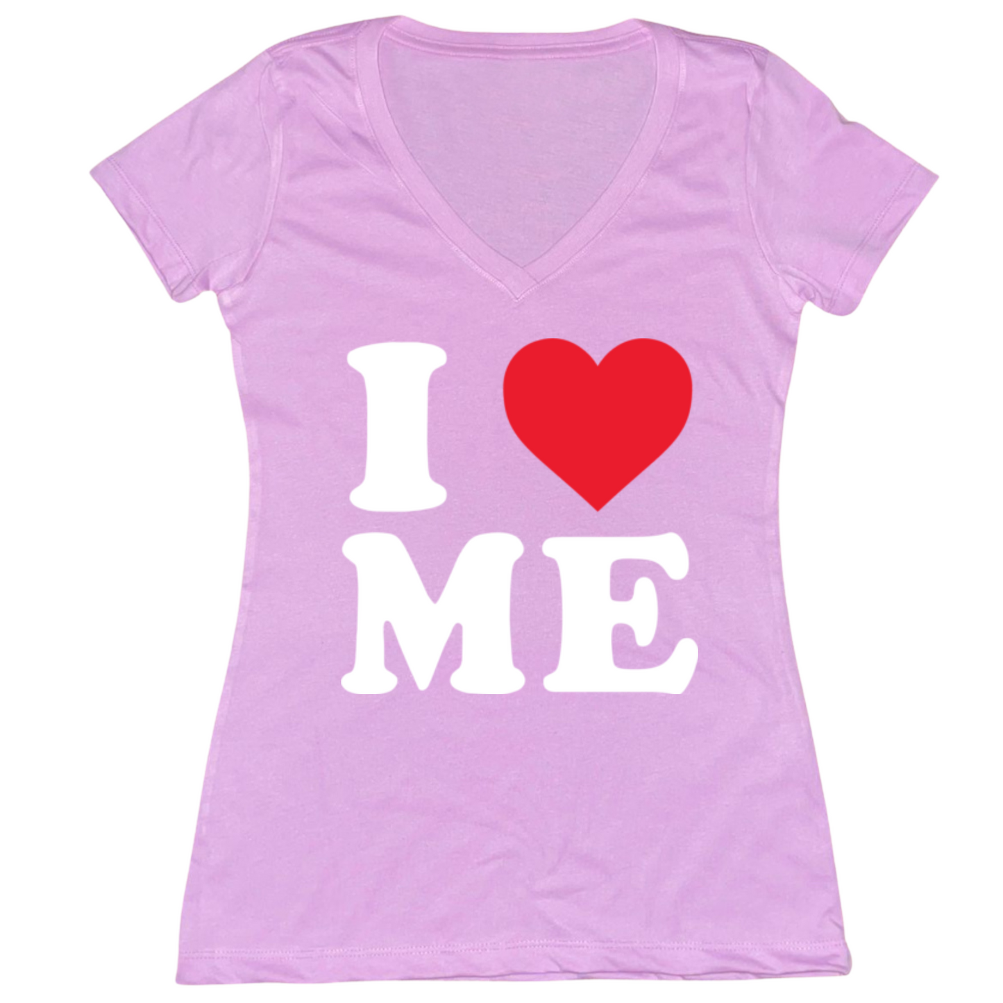 I Heart Me Womens V-Neck Tee