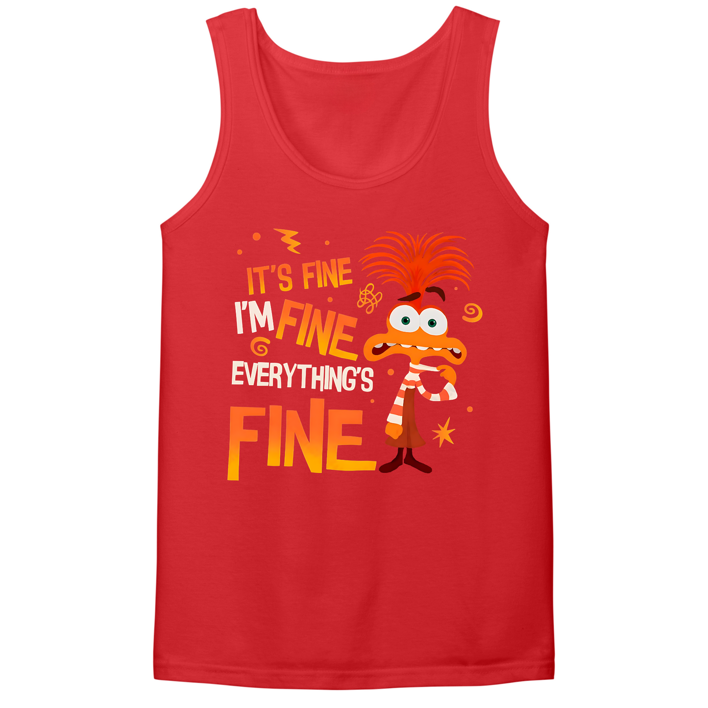 Everything's Fine Mens Tank Top