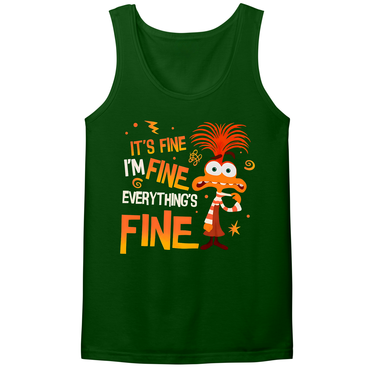 Everything's Fine Mens Tank Top