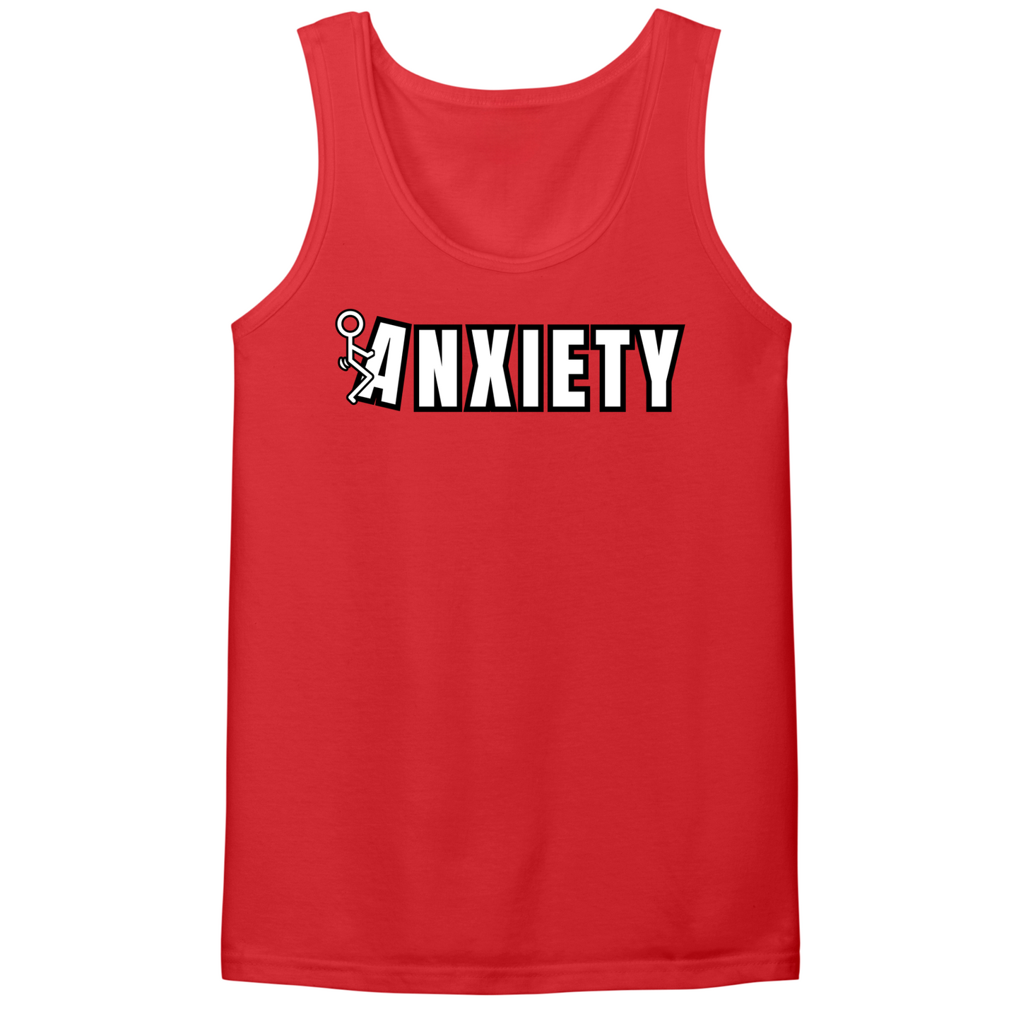 Fuck Anxiety Mens Tank Top