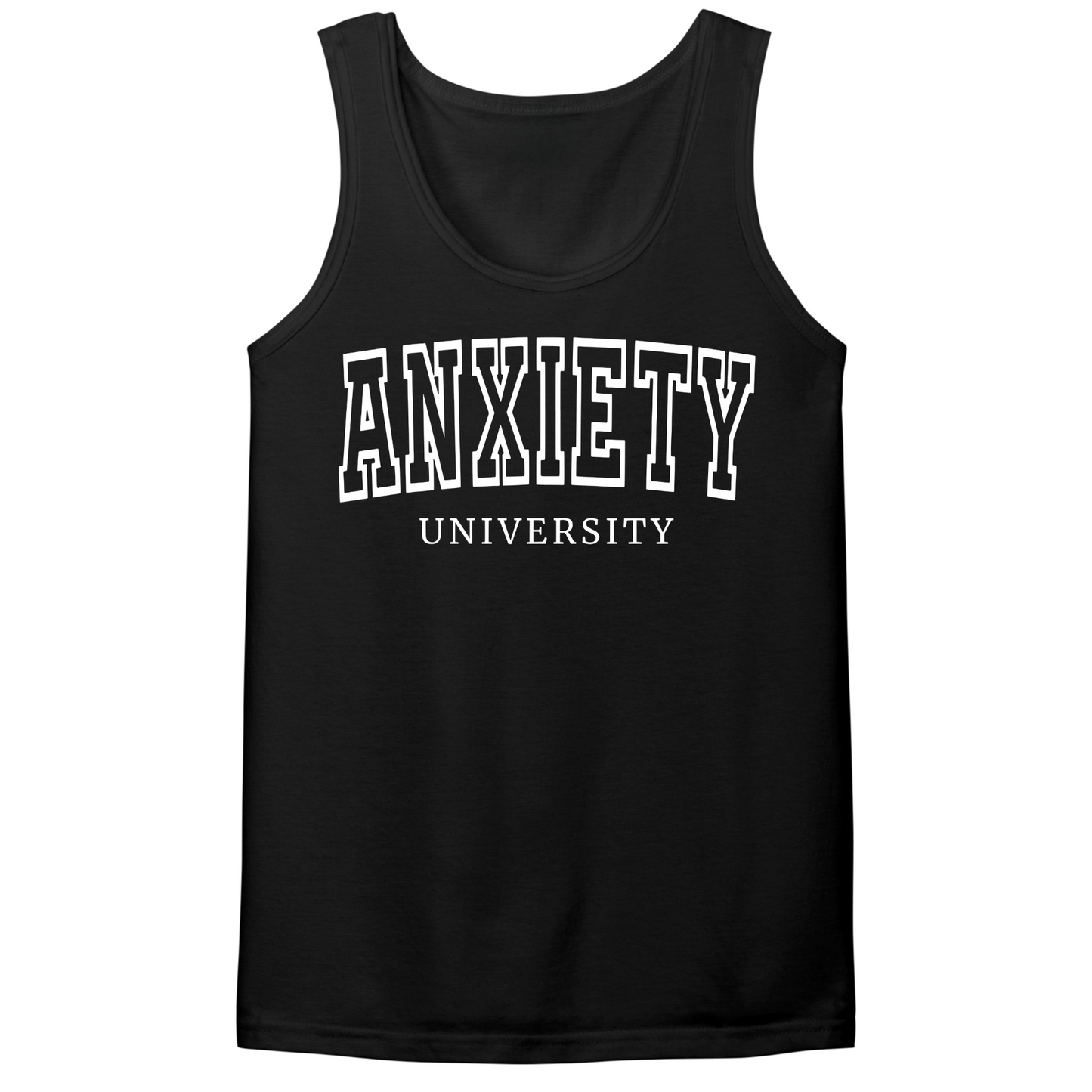 Anxiety University Mens Tank Top