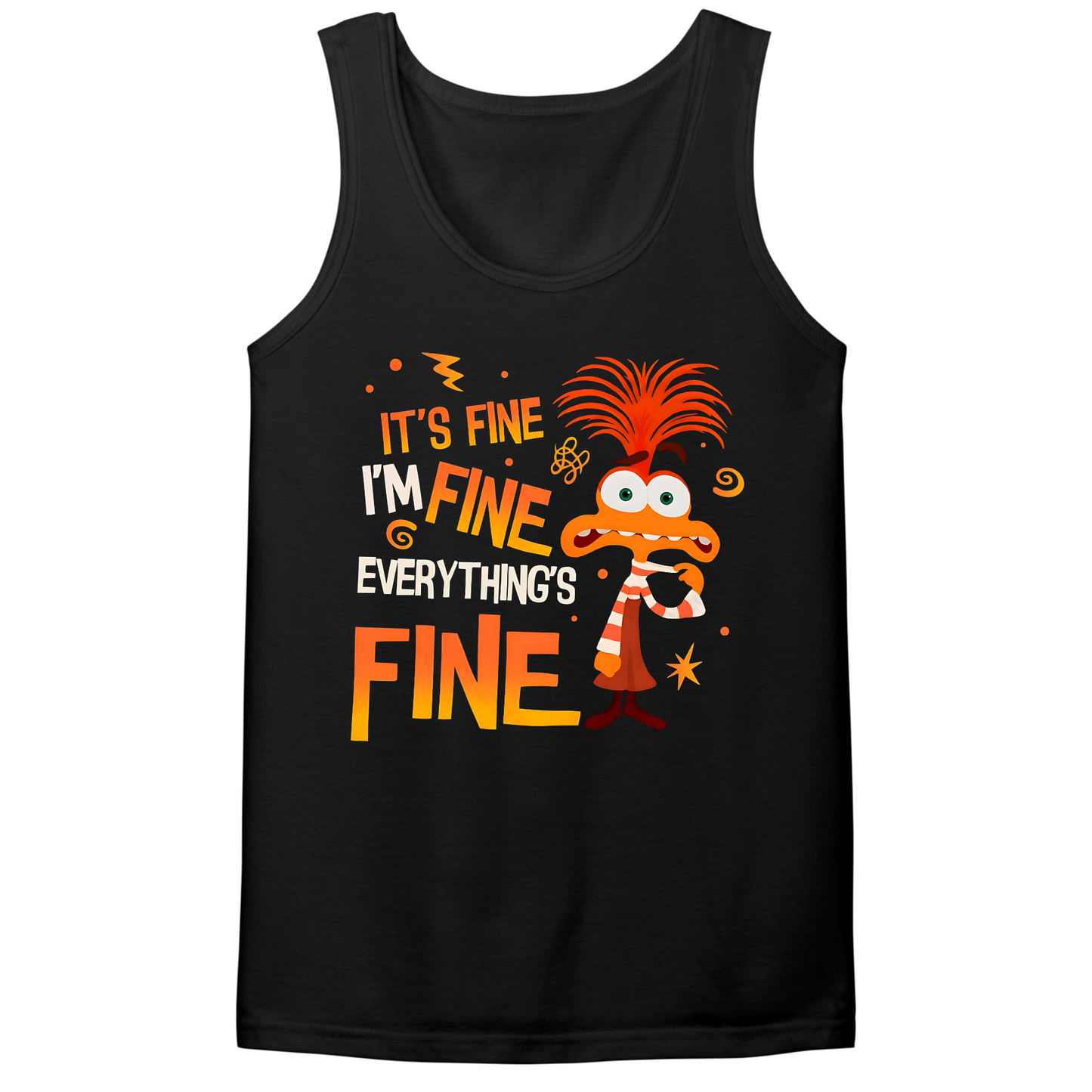 Everything's Fine Mens Tank Top