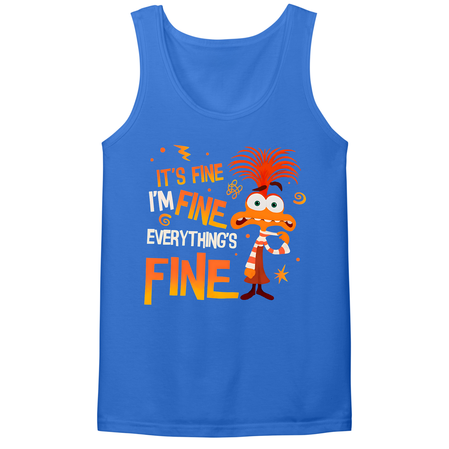 Everything's Fine Mens Tank Top