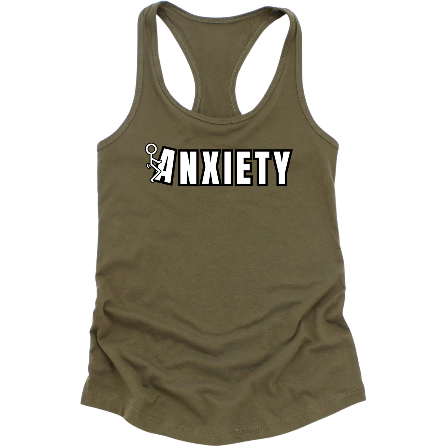 Fuck Anxiety Womens Tank Top