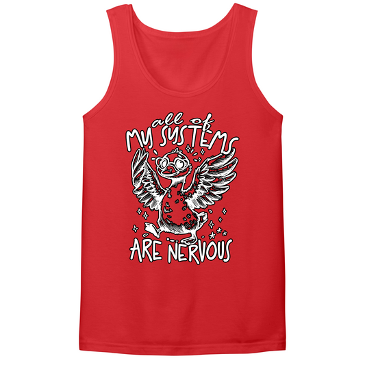 All Systems Nervous Mens Tank Top