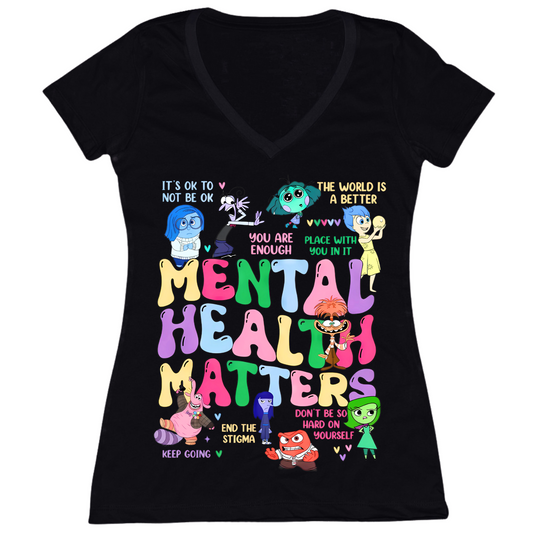 Mental Health Matters Womens Vneck