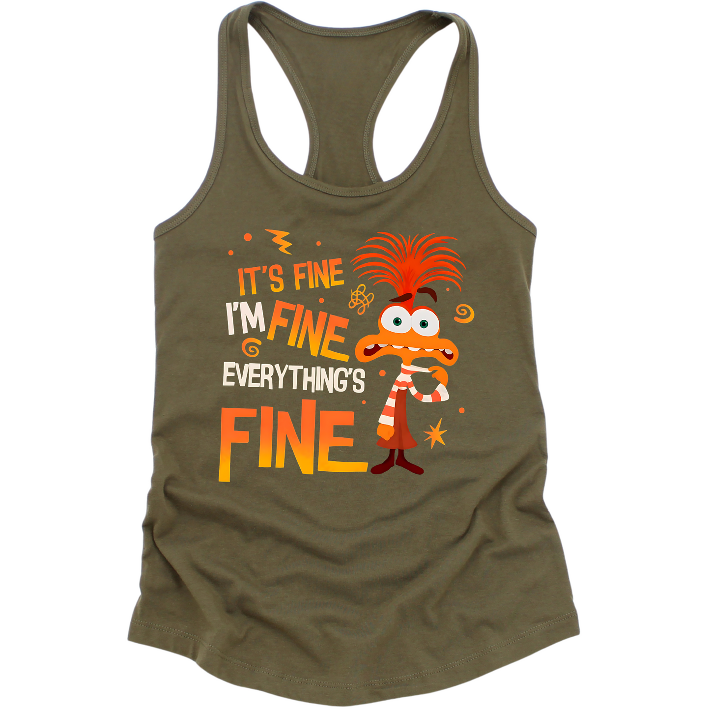 Everything's Fine Womens Tank Top