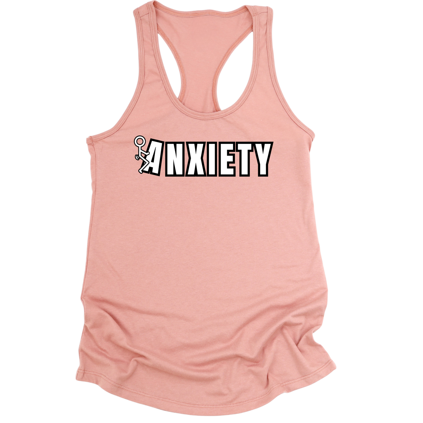 Fuck Anxiety Womens Tank Top