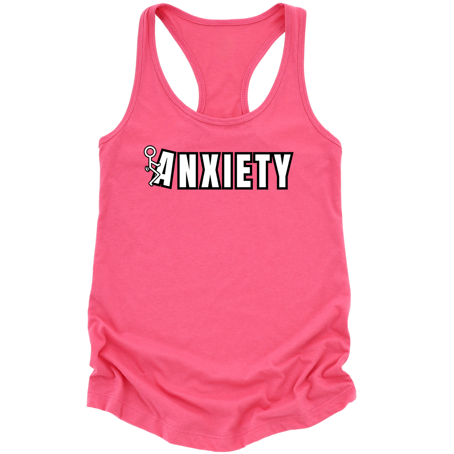 Fuck Anxiety Womens Tank Top