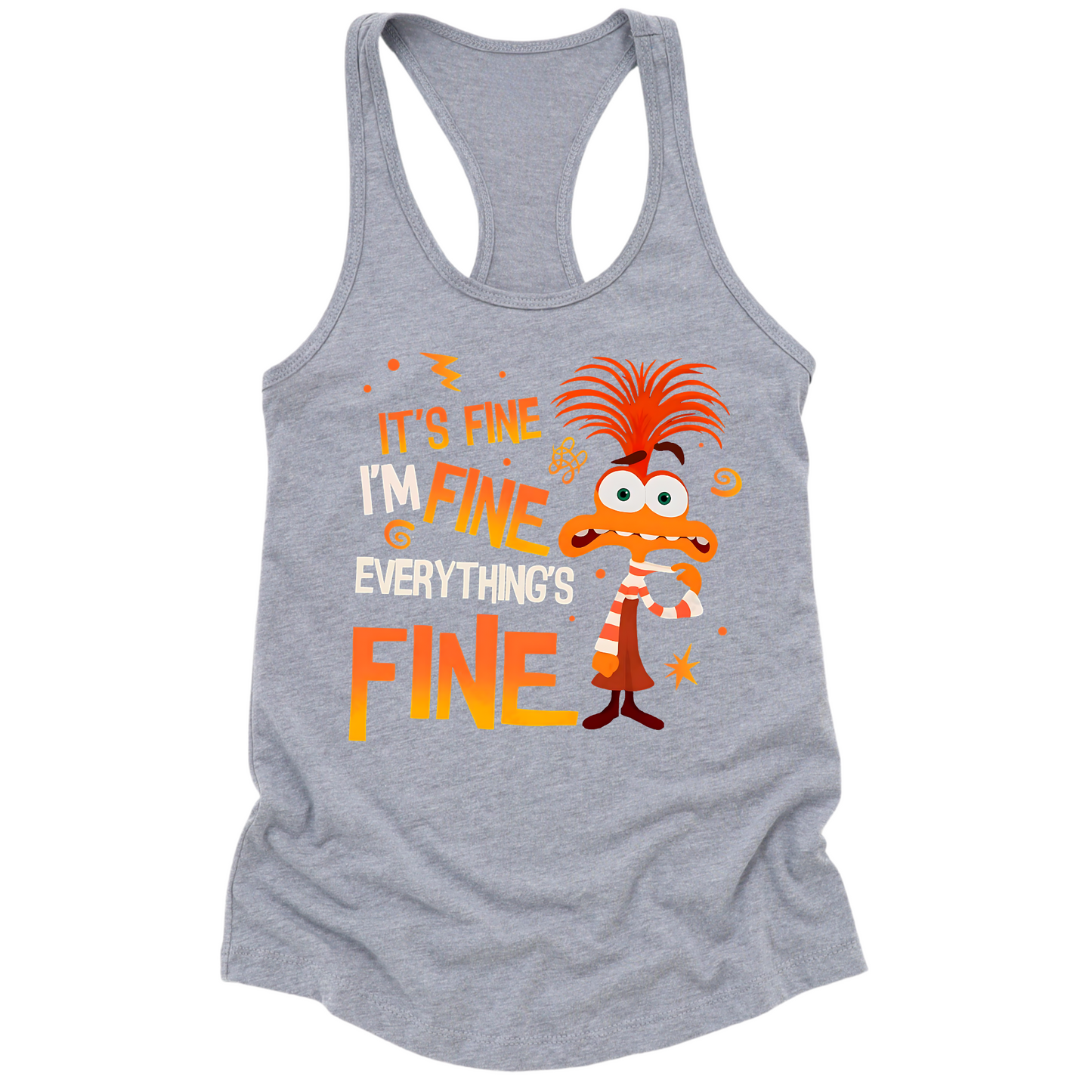 Everything's Fine Womens Tank Top