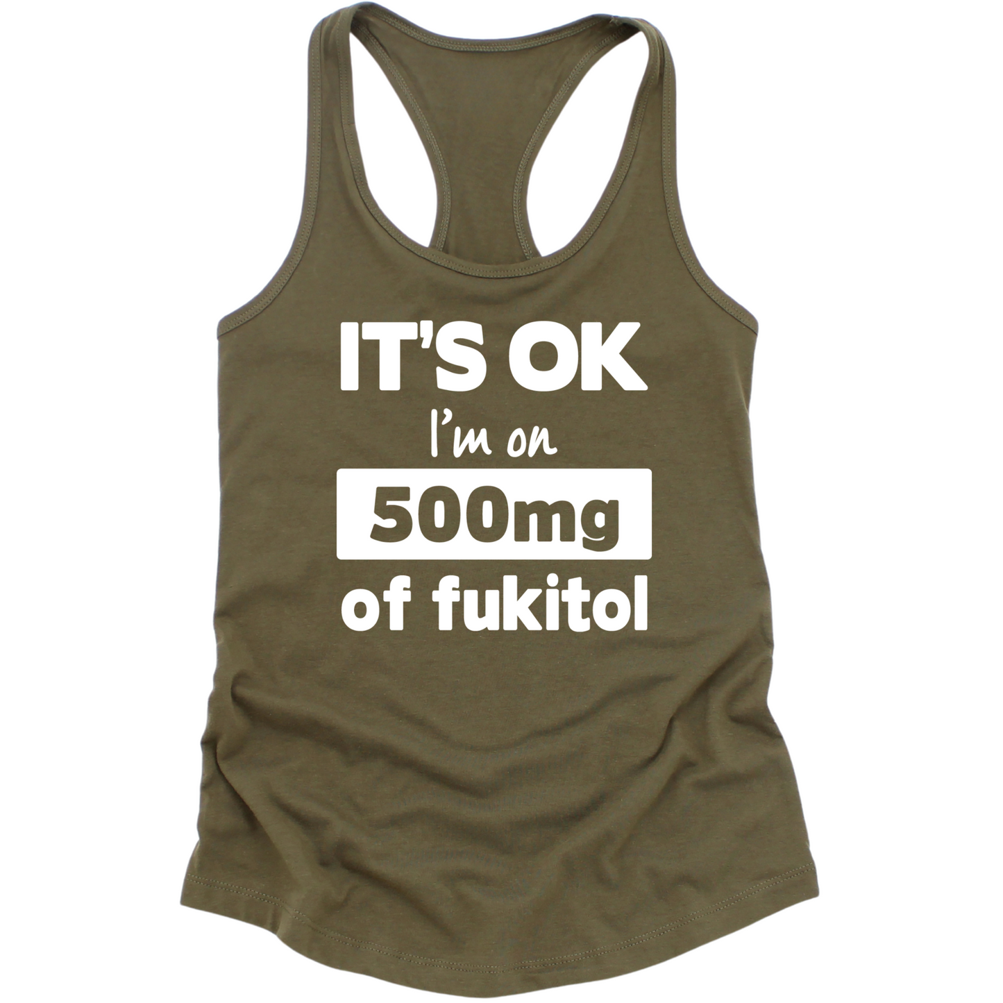 I'm On 500mg Of Fukitol Womens Tank Top