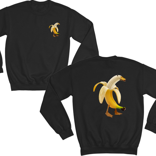 Banana Duck Crewneck Sweater