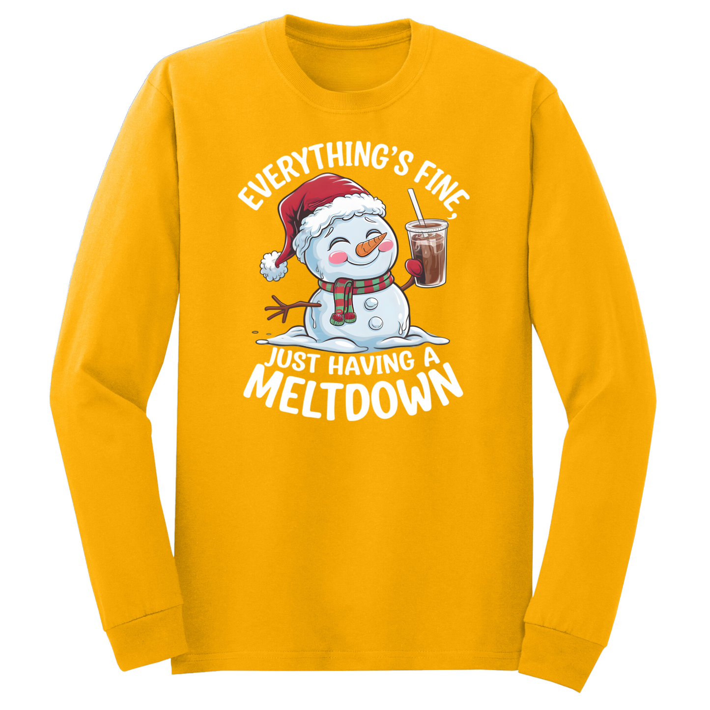 Having A Meltdown Long Sleeve Tshirt